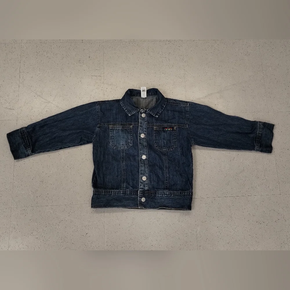 Disney Store Mickey Mouse Clubhouse denim Jean jacket 4T Donald duck Goofy - Picture 4 of 16